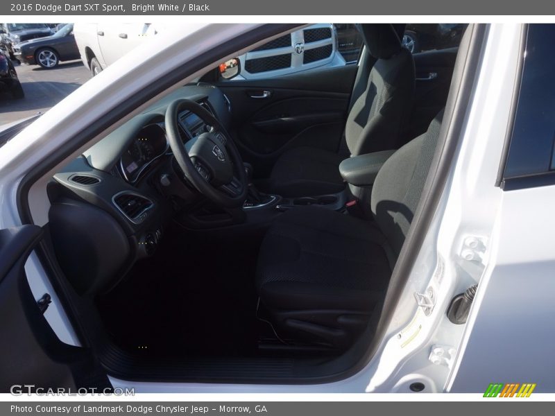 Bright White / Black 2016 Dodge Dart SXT Sport