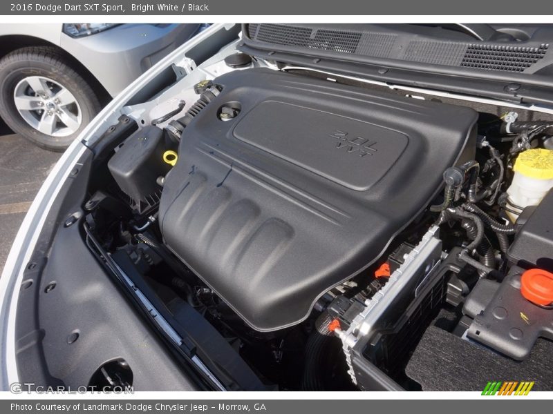 Bright White / Black 2016 Dodge Dart SXT Sport