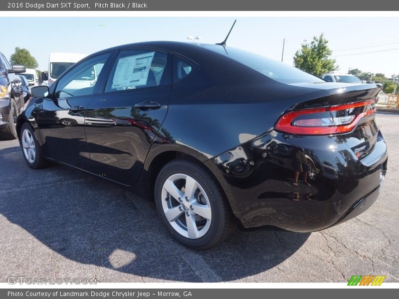 Pitch Black / Black 2016 Dodge Dart SXT Sport