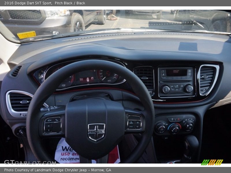 Pitch Black / Black 2016 Dodge Dart SXT Sport