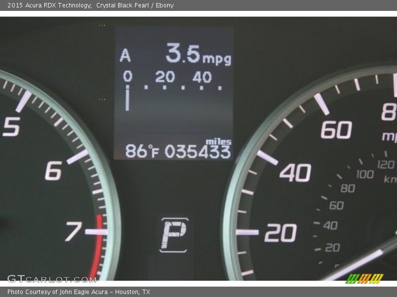 Crystal Black Pearl / Ebony 2015 Acura RDX Technology