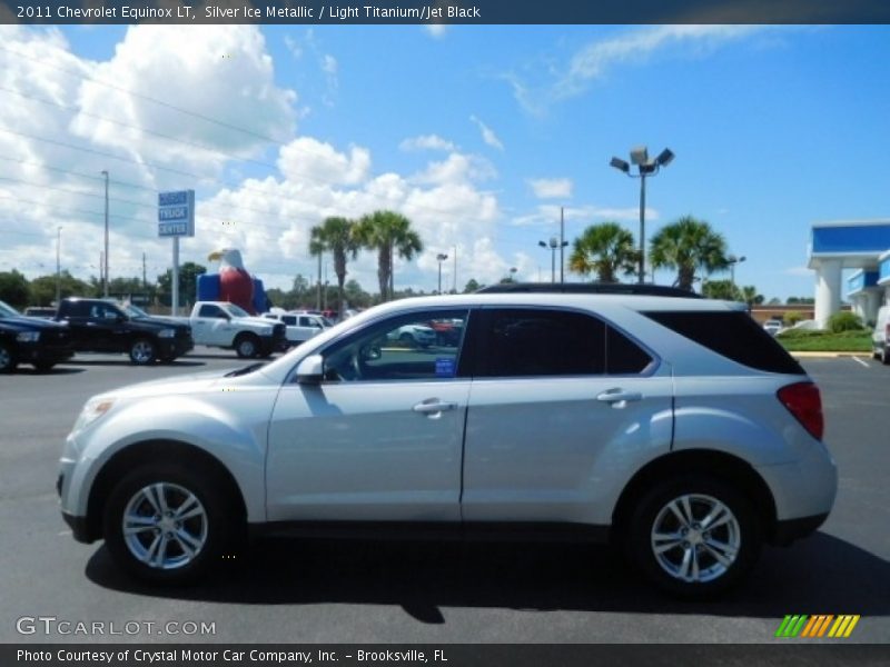 Silver Ice Metallic / Light Titanium/Jet Black 2011 Chevrolet Equinox LT