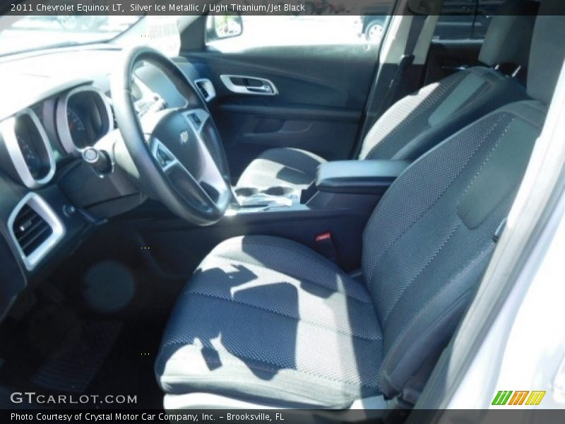 Silver Ice Metallic / Light Titanium/Jet Black 2011 Chevrolet Equinox LT