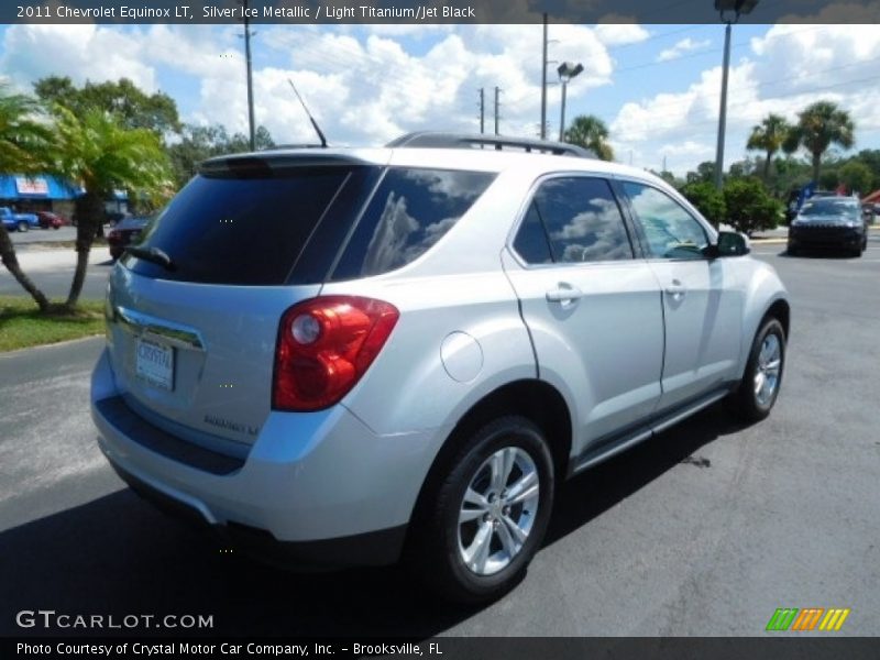Silver Ice Metallic / Light Titanium/Jet Black 2011 Chevrolet Equinox LT