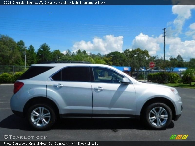Silver Ice Metallic / Light Titanium/Jet Black 2011 Chevrolet Equinox LT