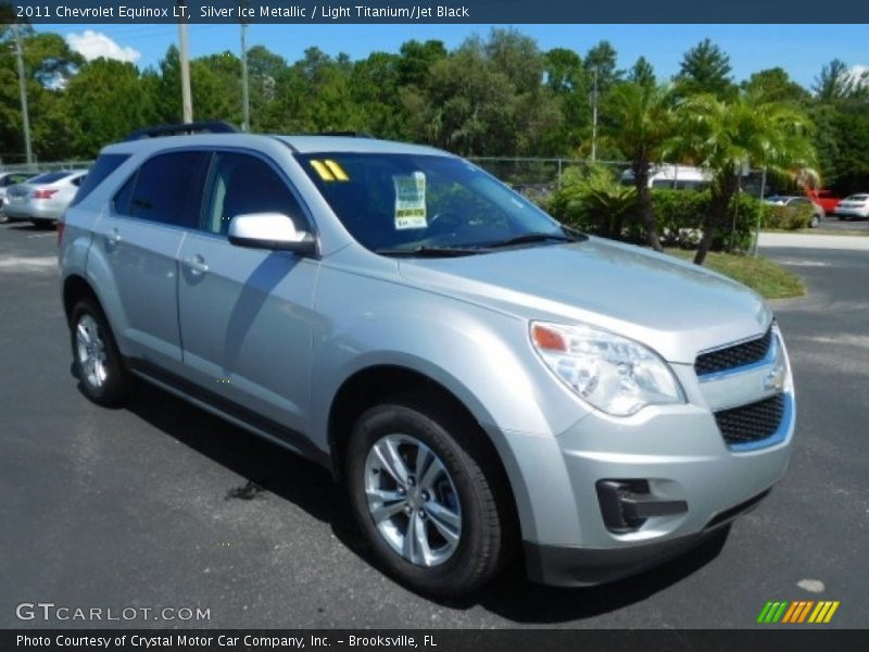 Silver Ice Metallic / Light Titanium/Jet Black 2011 Chevrolet Equinox LT