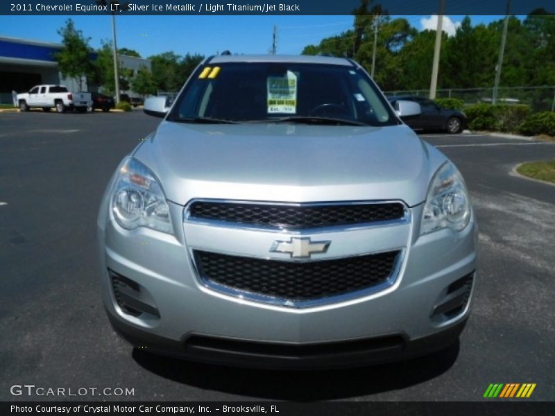 Silver Ice Metallic / Light Titanium/Jet Black 2011 Chevrolet Equinox LT