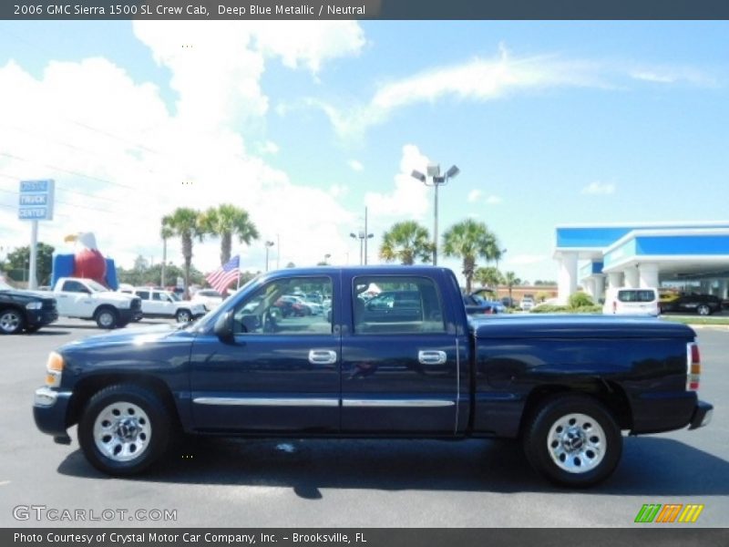 Deep Blue Metallic / Neutral 2006 GMC Sierra 1500 SL Crew Cab