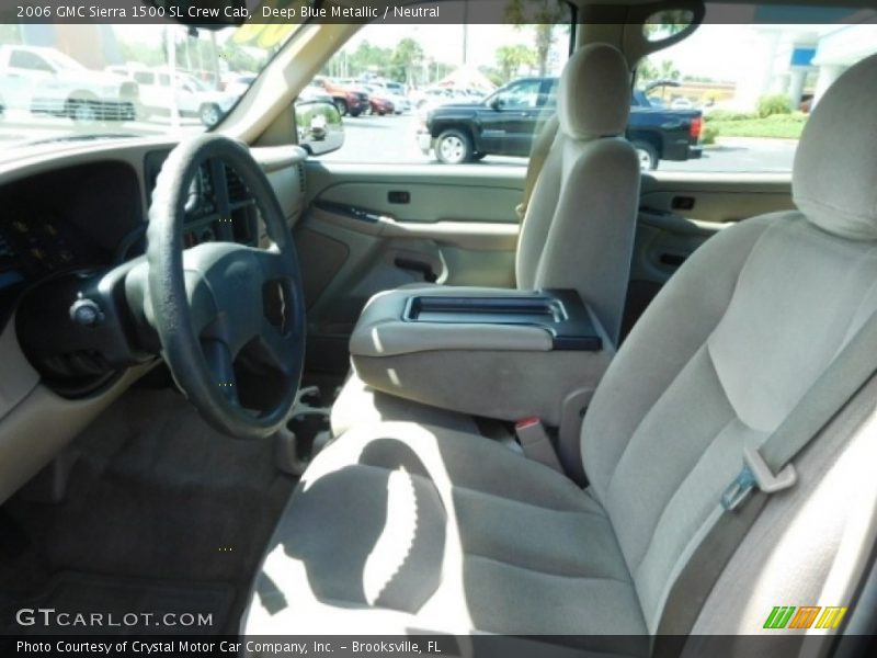 Deep Blue Metallic / Neutral 2006 GMC Sierra 1500 SL Crew Cab