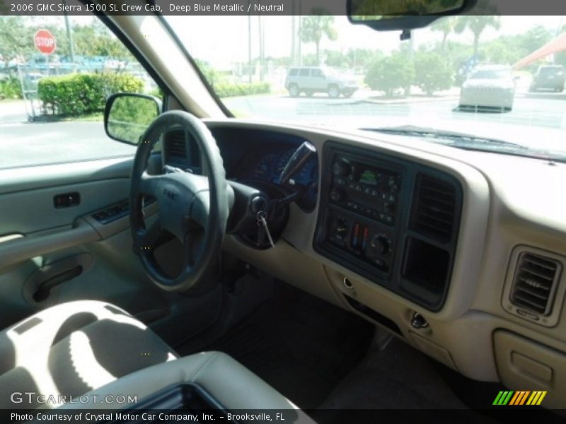 Deep Blue Metallic / Neutral 2006 GMC Sierra 1500 SL Crew Cab
