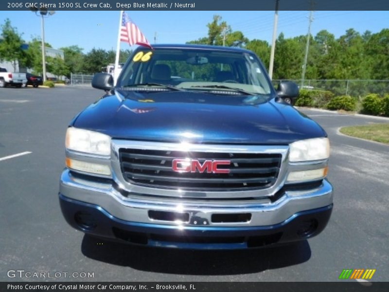 Deep Blue Metallic / Neutral 2006 GMC Sierra 1500 SL Crew Cab