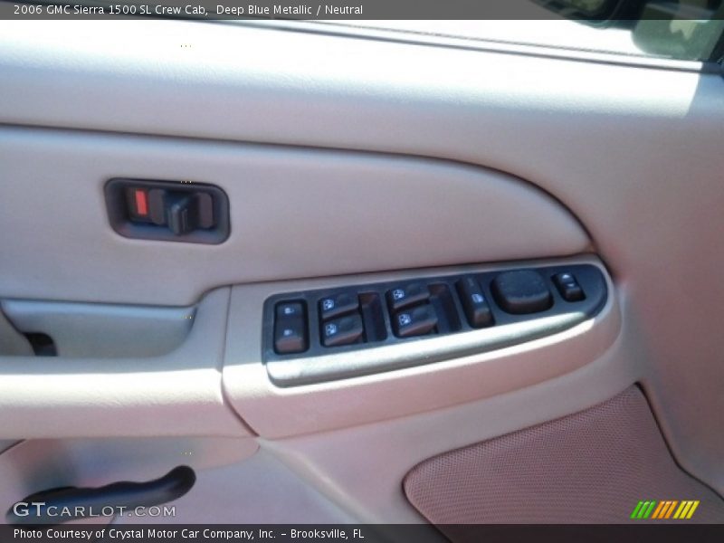 Deep Blue Metallic / Neutral 2006 GMC Sierra 1500 SL Crew Cab