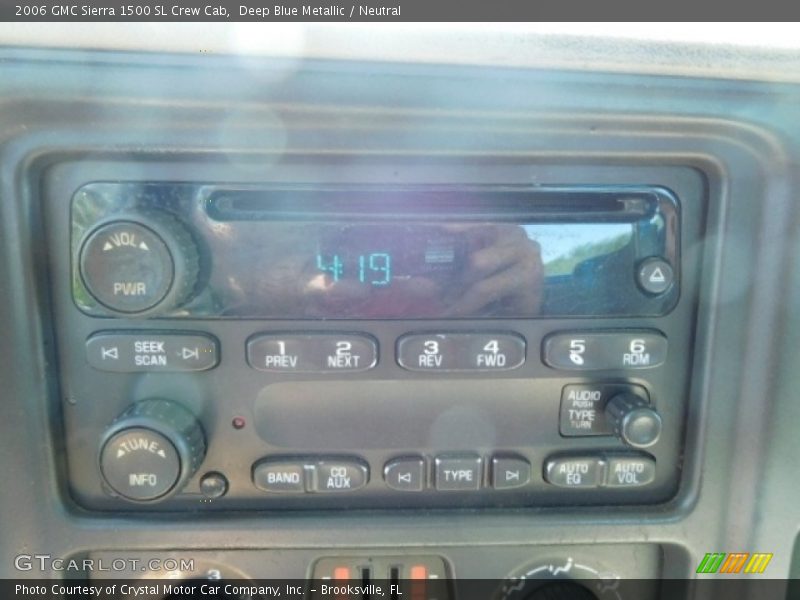 Deep Blue Metallic / Neutral 2006 GMC Sierra 1500 SL Crew Cab