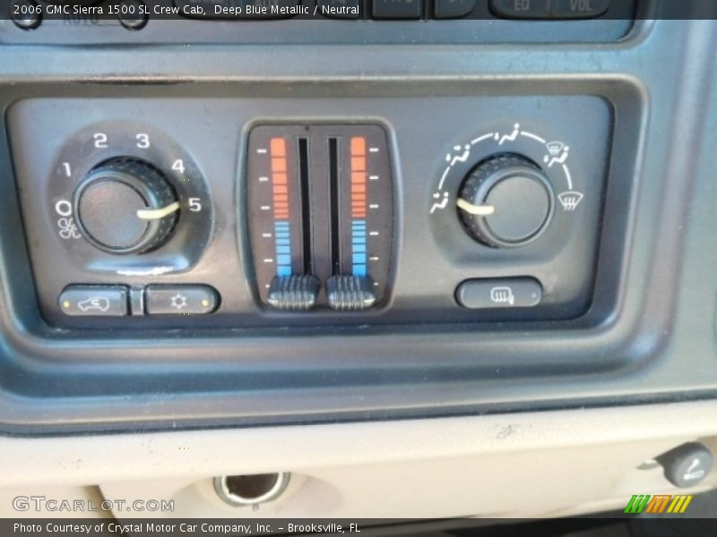 Deep Blue Metallic / Neutral 2006 GMC Sierra 1500 SL Crew Cab