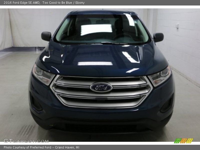 Too Good to Be Blue / Ebony 2016 Ford Edge SE AWD