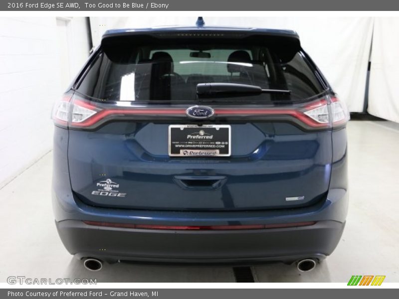 Too Good to Be Blue / Ebony 2016 Ford Edge SE AWD