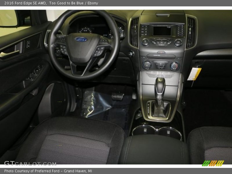 Too Good to Be Blue / Ebony 2016 Ford Edge SE AWD