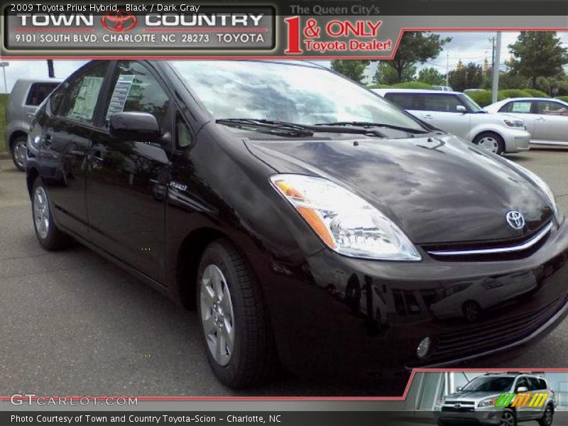 Black / Dark Gray 2009 Toyota Prius Hybrid