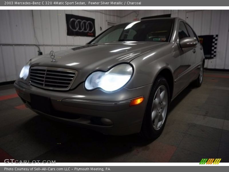 Pewter Silver Metallic / Charcoal 2003 Mercedes-Benz C 320 4Matic Sport Sedan