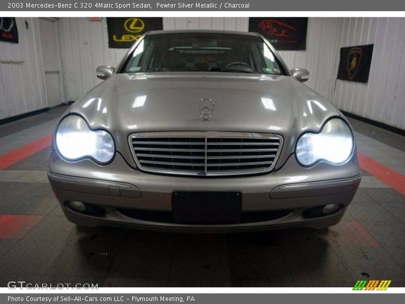 Pewter Silver Metallic / Charcoal 2003 Mercedes-Benz C 320 4Matic Sport Sedan