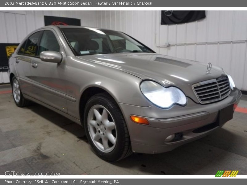 Pewter Silver Metallic / Charcoal 2003 Mercedes-Benz C 320 4Matic Sport Sedan
