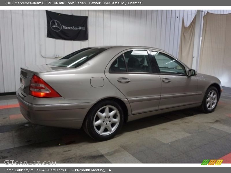 Pewter Silver Metallic / Charcoal 2003 Mercedes-Benz C 320 4Matic Sport Sedan