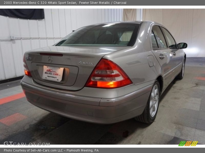 Pewter Silver Metallic / Charcoal 2003 Mercedes-Benz C 320 4Matic Sport Sedan