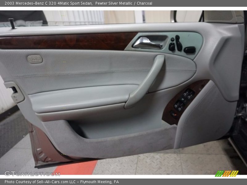 Pewter Silver Metallic / Charcoal 2003 Mercedes-Benz C 320 4Matic Sport Sedan