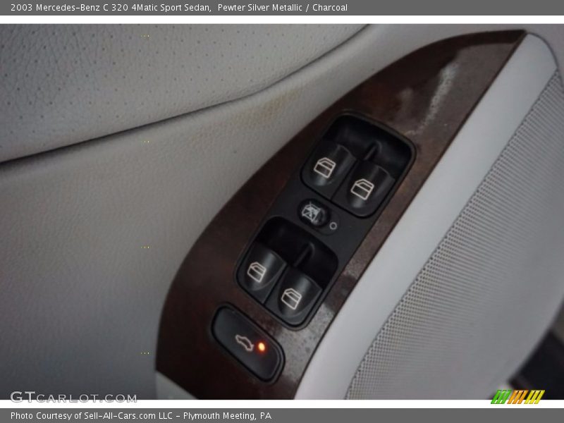 Pewter Silver Metallic / Charcoal 2003 Mercedes-Benz C 320 4Matic Sport Sedan