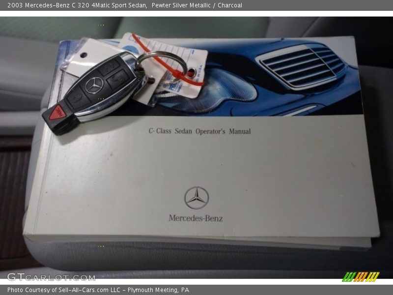Pewter Silver Metallic / Charcoal 2003 Mercedes-Benz C 320 4Matic Sport Sedan