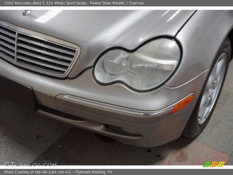 Pewter Silver Metallic / Charcoal 2003 Mercedes-Benz C 320 4Matic Sport Sedan