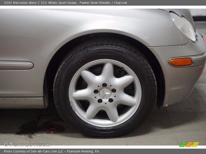 Pewter Silver Metallic / Charcoal 2003 Mercedes-Benz C 320 4Matic Sport Sedan