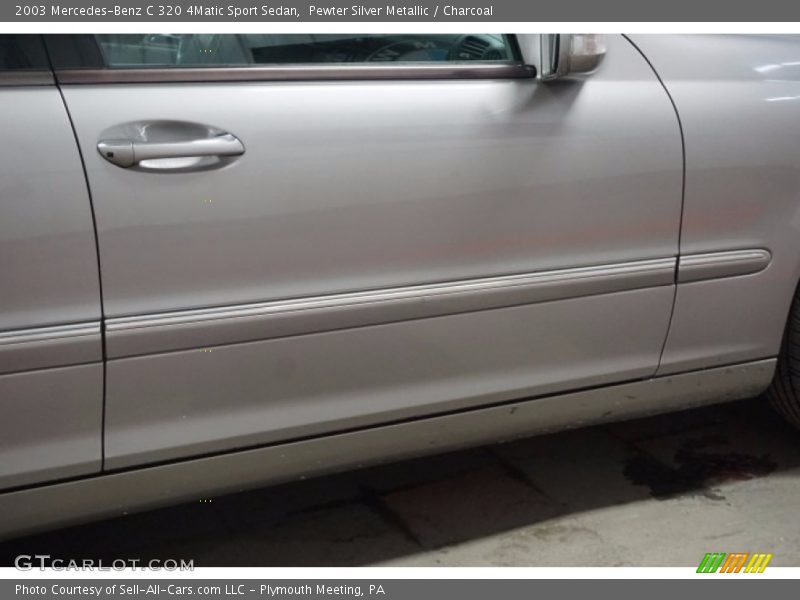Pewter Silver Metallic / Charcoal 2003 Mercedes-Benz C 320 4Matic Sport Sedan