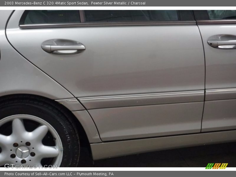 Pewter Silver Metallic / Charcoal 2003 Mercedes-Benz C 320 4Matic Sport Sedan