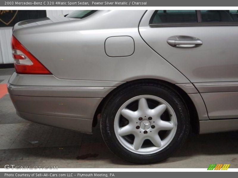 Pewter Silver Metallic / Charcoal 2003 Mercedes-Benz C 320 4Matic Sport Sedan