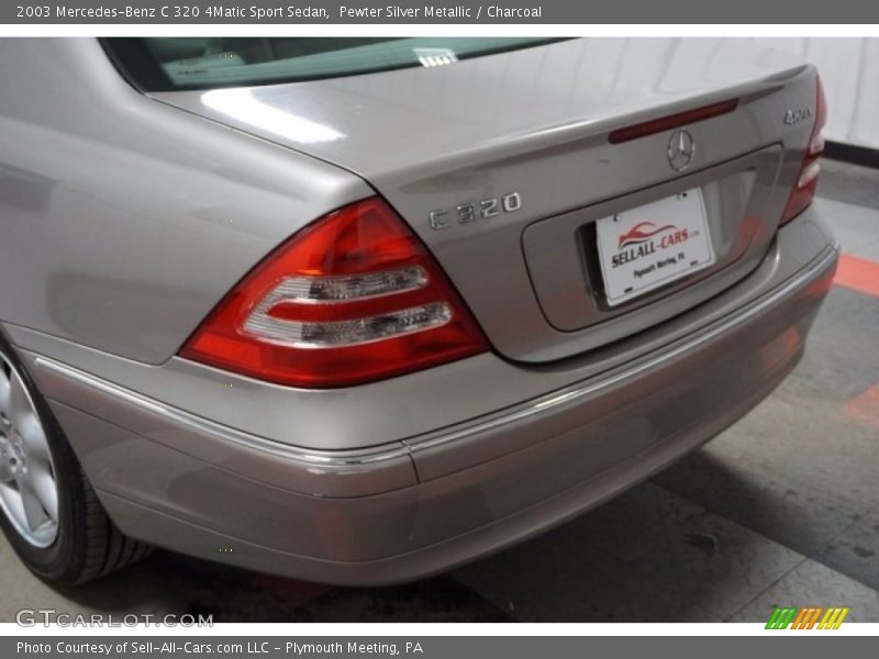 Pewter Silver Metallic / Charcoal 2003 Mercedes-Benz C 320 4Matic Sport Sedan
