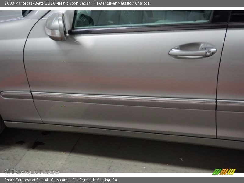 Pewter Silver Metallic / Charcoal 2003 Mercedes-Benz C 320 4Matic Sport Sedan