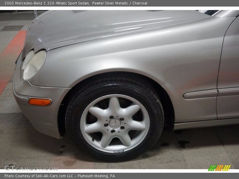Pewter Silver Metallic / Charcoal 2003 Mercedes-Benz C 320 4Matic Sport Sedan