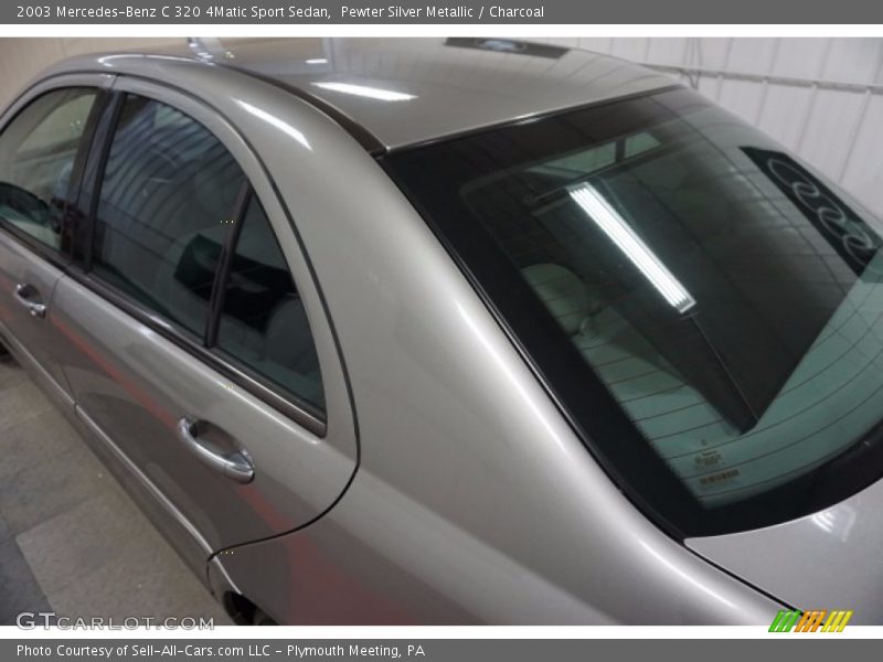 Pewter Silver Metallic / Charcoal 2003 Mercedes-Benz C 320 4Matic Sport Sedan