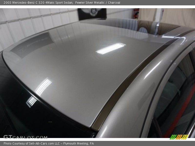 Pewter Silver Metallic / Charcoal 2003 Mercedes-Benz C 320 4Matic Sport Sedan