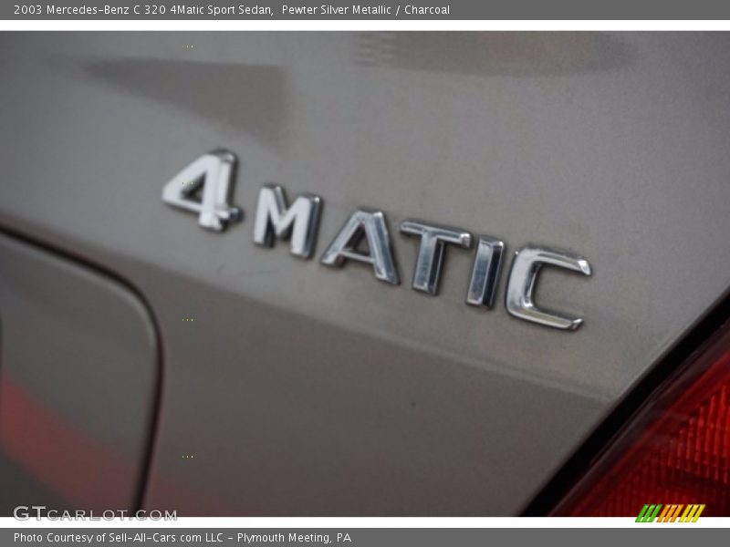 Pewter Silver Metallic / Charcoal 2003 Mercedes-Benz C 320 4Matic Sport Sedan