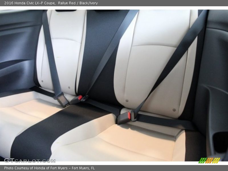 Rallye Red / Black/Ivory 2016 Honda Civic LX-P Coupe