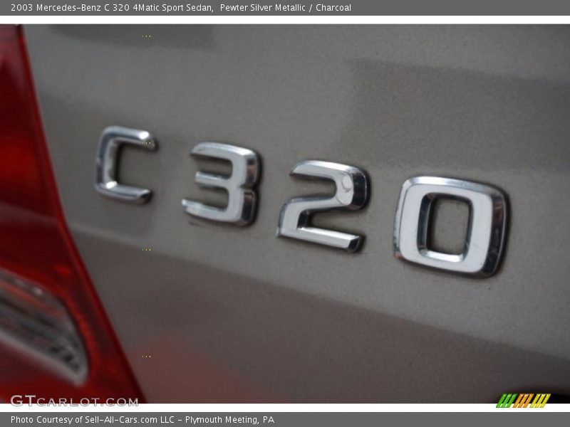Pewter Silver Metallic / Charcoal 2003 Mercedes-Benz C 320 4Matic Sport Sedan