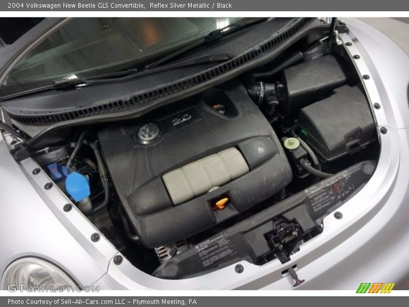 Reflex Silver Metallic / Black 2004 Volkswagen New Beetle GLS Convertible