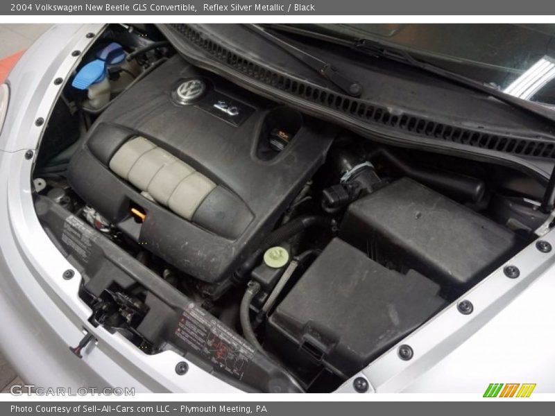 Reflex Silver Metallic / Black 2004 Volkswagen New Beetle GLS Convertible