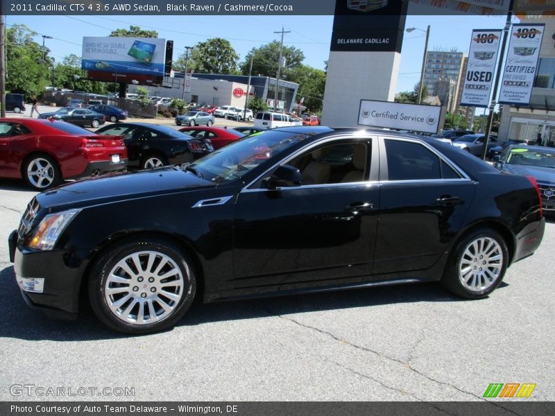 Black Raven / Cashmere/Cocoa 2011 Cadillac CTS 4 3.6 AWD Sedan