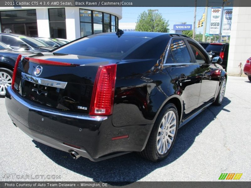 Black Raven / Cashmere/Cocoa 2011 Cadillac CTS 4 3.6 AWD Sedan