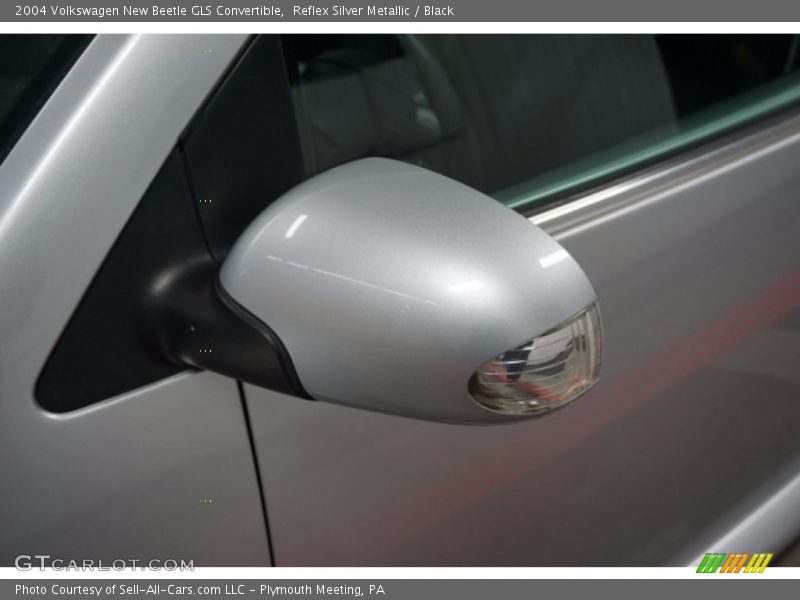 Reflex Silver Metallic / Black 2004 Volkswagen New Beetle GLS Convertible