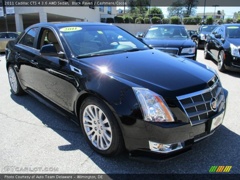 Black Raven / Cashmere/Cocoa 2011 Cadillac CTS 4 3.6 AWD Sedan