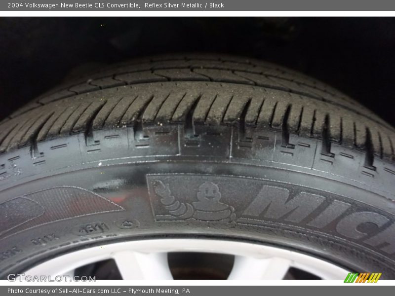 Reflex Silver Metallic / Black 2004 Volkswagen New Beetle GLS Convertible